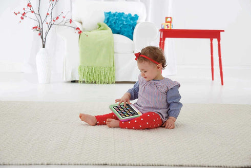 Fisher-Price Toddler Learning Toy, Laugh & Learn Smart Stages Tablet with Lights & Music for Infants 1+ Years