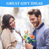 OSDUE Sets, 680 Mini Bricks Flower Bouquet Building Artificial Flowers, DIY Unique Decoration Home, Pieces Botanical