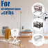 Tuiiopoli 100% Crib Mobile Wooden Arm, Standing Hanger Suitable for All Cribs Natural Larch Hanger Nusery Decor Baby