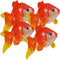 Jet Creations Inflatable Aquatic Animal Pack: 4pc Shark, Dolphin, Goldfish, Starfish, Crab, Penguin - 20+ inch Long