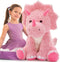 Tezituor Large Pink Dinosaur Stuffed Animals, 24inch Large Stuffed Dinosaur Plush Toys