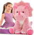 Tezituor Large Pink Dinosaur Stuffed Animals, 24inch Large Stuffed Dinosaur Plush Toys