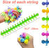 12 Pack Stretchy Fidget Toy, Colorful Sensory Strings for Kids and Adults Stress Relief Gift