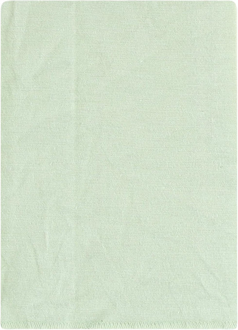 Hudson Baby Unisex Cotton Flannel Burp Cloths Bundle, Eucalyptus, One Size