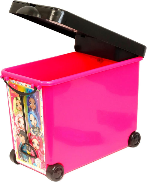 Tara Toys MGA Rainbow High Wheeled Doll Storage & Carrying Case, Fashionable Haven to Keep Dolls Neat for Kids Ages 3+