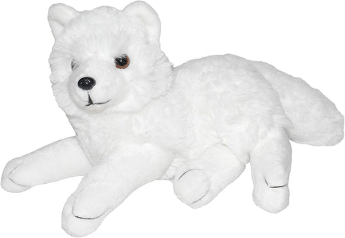 Wild Republic Arctic Fox Plush, Stuffed Animal, Cuddlekins 8 Inches, Gifts for Kids