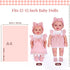 6 Sets 12-15 Inch Set BABESIDE of Baby Doll Clothes for Dolls, Various Styles Baby Dolls Clothes and Doll Accessories