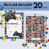 Game On! Video Gamer Birthday Party Fill In Invitations, 20 Fill In Cards with Envelopes by AmandaCreation