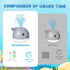 ZHENDUO Rechargeable Light Up Baby Bath Toys, Sprinkler Bathtub Toy for Toddlers, Pool Bathroom Toy