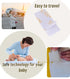 KJ.VOOM (2 100 Adhesive Cloth Diaper Fasteners Peel-Stick-Adjust | Replaces Diaper Pins & Snaps | Hook-&-Loop Tabs