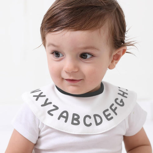 kooape 6 Pack,Teething Baby Bibs for boys and Girls, Cotton Baby Eating Bib, and Drooling, Newborn, Infant