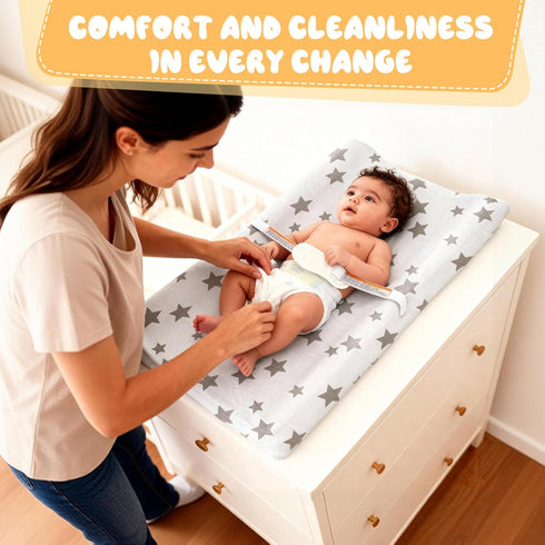 Piszvbej Changing Pad Cover Compatible with Graco, Diaper Changing Table Pad Cover, Made of Ultra Soft Jersey Material