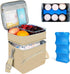 Jaffzora S1 S2, Pack,Black Breast Pump Bag Compatible with Spectra and Breastmilk Baby Bottle Cooler Bag with Ice