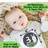 NOVARENA 48 Pack Baby Month Stickers - 4" Milestone Stickers to Track Your Baby's First Year