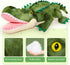 7Pcs 23.6" 3 Alligator Stuffed Animal, Giant Crocodile Plush Toy with Baby Crocodiles Plushies, Stuffed Alligator Gift