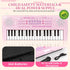 37 3 4 5 6, M SANMERSEN Kids Piano Keyboard, Keys Music Keyboard Piano Toys with Microphone, Portable Dual Speaker