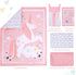 5 Set Set Sets JISEN Piece Crib Bedding for Girls Unicorns Baby Girl Bedding Crib Nursery Bedding - Crib Quilt Crib