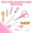 Set Boys(13 Baby Grooming Kit, Infant Safety Care with Hair Brush Comb Nail Clipper Nasal Aspirator,Baby Essentials Kit