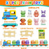1-2-3, Set 2-4 1 2 3 Counting 1 2 3 Toddler Boy Girl Toys Train for Toddlers with Music & Light, Toys for Year Old Boy