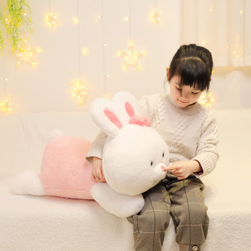 Easter Gifts Bunny Stuffed Animal Plush Pillow, 24 Inch Cute Plush Toy for Adults and Kids