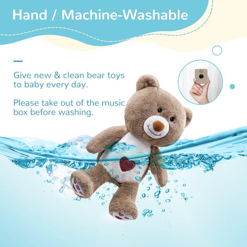 0-6 DEARBABY Baby Sleep Soother,Newborn Essentials Stuff Toys Months, Christmas Girl Gifts Sound Machine for Nursery