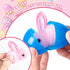 36 Pack HIKISS Easter Eggs Filled Plush Bunny Toys, Mini Colorful Bunny Egg Fillers for Kids Toddler Boys Girls Easter