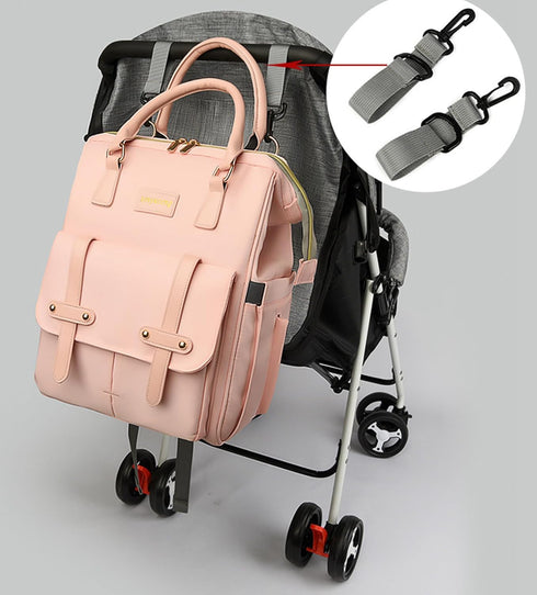 Ybberik Backpack Pack Diaper Bag Travel with Stroller Straps, Insulated Pockets, Water Resistant Baby Diaper Bag