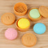 4 PCS Colorful Dumpling Stress Balls, Fidget Sensory Toy for Stress Relief, Squeeze Dough Ball Hand Toy