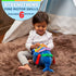 Counting Buckle Toys - Blu Whale - Develop Motor Skills and Problem Solving - and Color Recognition - Easy Travel Toy