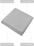 Cozy 33.5" 31.5", Lilax Cotton Knit Receiving Blanket, Warm Swaddle Cuddle Stroller Crib Blanket for Newborns Infants