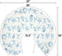 Summer Conches Bows Sea Baby Nursing Pillow Covers for Boy Girl Ocean Seashells Beach Nursery Feeding Pillowcase