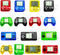15Pcs Video Game Keychain Party Favors, Mini Game Console Fidget Toys Bulk for Kids Classroom Prizes