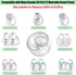 S12/S9,Kmaier S12 Diaphragm,24mm Wearable Breast Pump Milk Collector Cup Accessories,Compatible with TSRETE Wearable