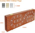 Set 3 9 2 15.5 4.9 1.2 Sets Cribbage Board Game Tracks, Plusvivo Solid Oak Wood Cribbage Boards Unique with Metal Pegs