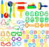 Letter Molds Tools Set for Kids 69Pcs Accessories, Rollers and Cutters, Numeral