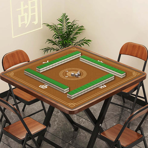 31.5 Inch Mahjong Mat, Non-Slip Noise Reducing Game Mat, Mahjong Table Mat,Mahjong Mat with Cloth Bag and Carton