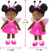 Toy,12 Black Baby Doll,Blacks Dolls African American Stuffed Rag Dolls for Girls Soft Gifts,Brown Doll Fairy Baby Toy