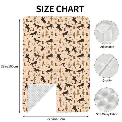 Mcewoel Western Baby Car Seat Canopy Cover, Nursing Cover for Newborn, Western Baby Stuff Stroller Cover for All