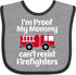 inktastic Baby Fireman Bib - Firefighter Daddy Baby Bib