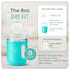 Mason Bottle Glass Baby Bottle DIY Kit, Fits 8oz Mason Jars, Includes 2X Slow Flow Nipples, Silicone Sleeve