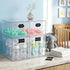 Countertop 4 1 TOOGE Stackable Baby Bottle Organizer: Acrylic Bottle Organizer Baby Storage Drawers Clear Bottle