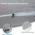 Upgraded U-Shaped Pregnancy Pillows Cover, Large U Shaped Body Pillowcase Removable, Replacement Pillowcase with Velour