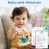 Fyxttalor 12M+, Set Baby Toy for Montessori Sensory Toy Play for Toddlers, UFO Pull String Toy in Stollers Educational