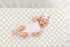 Sweet Jojo Designs Fitted Baby Crib Sheets (Beige Gingham Checkered) for Boys or Girls, Infant Nursery, Toddler Room
