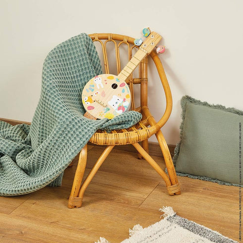 3+ Janod - Pure Banjo Children's Musical Instrument Ages - Music Education - Adorable Design - Encourages Creativity