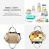 Mozzilog 4 1 Mommy Backpack Small Diaper Bag Crossbody with Multi-Pocket, in Mini Travel Tote w/ Shoulder for Stroller