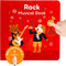 Cali's Books Rock Music Books for Toddlers 1-3 - Singing Button Sound