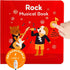 Cali's Books Rock Music Books for Toddlers 1-3 - Singing Button Sound