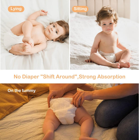 5 (27+lb),48 Count Babycozy Soft,0.8D 10 Baby Diapers Size Dry Disposable Diapers Bouncy Softer Touch Diapers