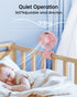 4 360 SWEETFULL Portable Stroller Fan with LED Display, Speed Rechargeable Mini Clip On Fan, Rotate Flexible Tripod
